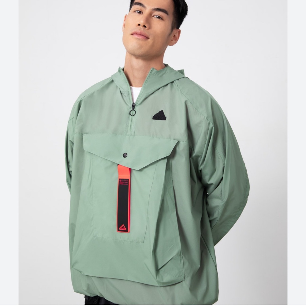 adidas City Escape Premium Green Pullover Jacket